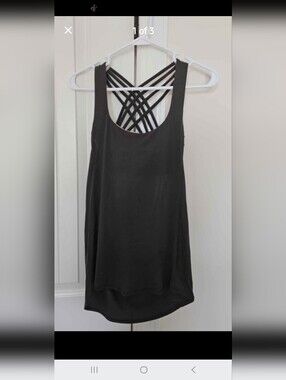 Lululemon Stylish Brown Strappy Tank Top